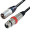 Switched Neutrik XLR to XLR Cables. Van Damme Balanced Cable. NC3FXS Mic Leads (30m, Black)
