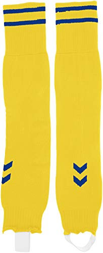 HUMMEL Element Football Sock Footless, Sports Yellow/True Blue, 1