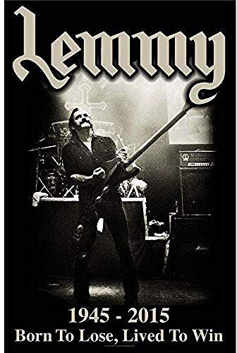 CDecor Lemmy Blechschilder, Metall Poster, Retro Warnschild Schilder Blech Blechschild Malerei Wanddekoration Bar Geschäft Cafe Garage