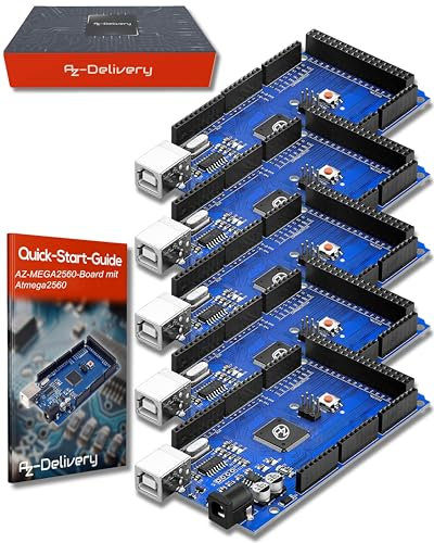 AZDelivery 5 x AZ-MEGA2560-Board Board mit AZ-MEGA2560-Board inklusive E-Book!