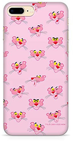 Original und Offiziell lizenziertes Pink Panther Handyhülle für iPhone 7 PLUS, iPhone 8 PLUS, case Rosa Panther, Hülle, Case, Cover aus Kunststoff TPU-Silikon, schützt vor Stößen und Kratzern
