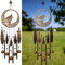 Wolf-Traumfänger-Windspiele – einzigartige Winddekorationen mit tiefem Ton – dekorativer Wolf-Traumfänger – perfekte Ergänzung für Ihre Veranda, Garten oder Terrasse – einzigartige Geschenke für