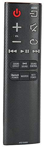 Annadue Télécommande TV pour, télécommande de Barre de Son Audio Bluetooth Noire avec Gros Boutons, Faible consommation d'énergie, Multifonction, télécommande pour