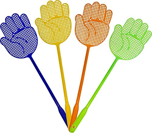 4er Set Fliegenklatsche Hand