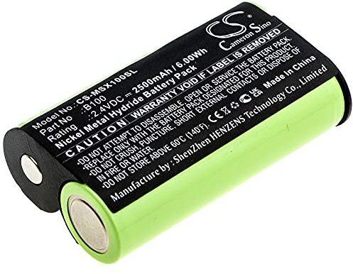 TECHTEK Batteria 2500mAh compatibile con [Microsoft] Xbox One Elite Wireless Controller, Xbox One S Wireless Controller, X sostituisce B100