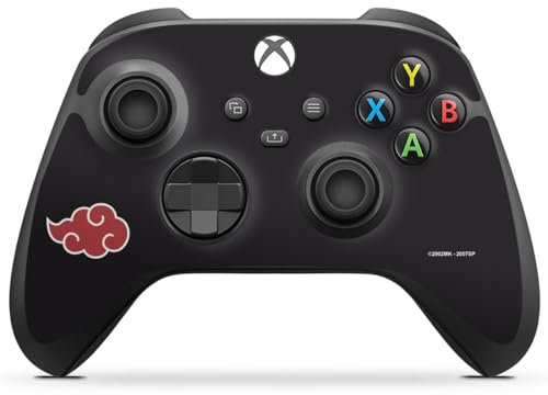 DeinDesign Skin kompatibel mit Microsoft Xbox Series X Controller Folie Sticker Akatsuki Naruto Shippuden Offizielles Lizenzprodukt