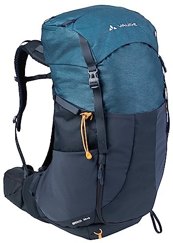 VAUDE Wanderrucksack Brenta 36+6l, wasserdichter Rucksack Damen & Herren, komfortabler Trekkingrucksack mit integrierter Regenhülle, praktische Fächeraufteilung