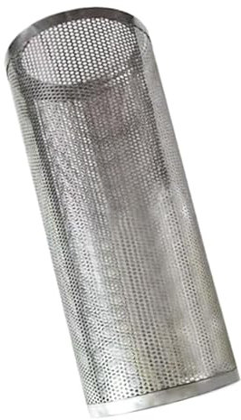perfk Chimney Spark Arrestor Chimney Guard Mesh Exhaust Pipe Pipe Spark Arrestor for Wood Log Burning Burner Camping, 10cmx6.3cmx45cm