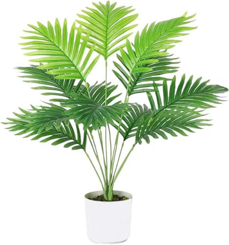 Laelfe Plantes Artificielles Monstera en Pot, Grande Faux Plantes Tropicales Artificielles Monstera pour Intérieure Extérieure Maison Bureau Jardin Salon Table Bureau Décoration