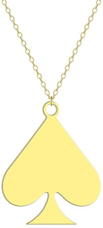 MYYCYCV Necklace pendant Pendant necklace Shovel pendant necklace peach heart pendant necklace ornament gift