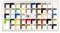 Colorello Bilderrahmen Posterrahmen Puzzlerahmen 40x120 cm Pinie Gekälkt Dekor 120x40 cm mit weisser Rückwand und Antireflex Acrylglas