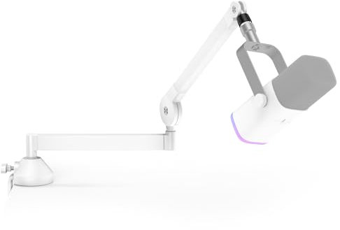 InnoGear Low Profile Mic Arm, 360° drehbarer Mikrofonarm Mikrofonständer für Fifine AM8 K669B Blue Yeti HyperX QuadCast SoloCast AT2020, mit Mikrofon-Clip 3/8 Zoll auf 5/8 Zoll, 3/8 Zoll auf 1/4 Zoll