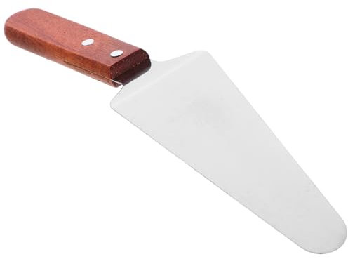 GREENADSCAPE Backschaufel Pizza-Server Pizzawender-Server Spachtel für Pizzaheber dreieckig Tortenspatel-Server käse messer pizzaschneider pizza schaufel+ kuchen Backspatel Pizzaspatel Bambus