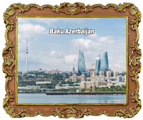 Baku Aserbaidschan Touristensouvenirs Kühlschrankmagnet Kühlschrankdekoration Magnet