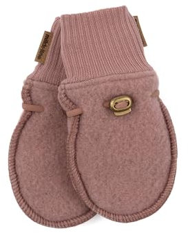 Mikk-line Wollhandschuhe für Kinder in Burlwood | Größe 86/92 | Wärme WollWalk Handschuhe für Mädchen und Jungen