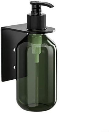 Distributeur de savon manuel à fixation murale, distributeur de savon mural, support en acier inoxydable pour douche (1 bouteille A)