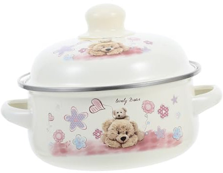 MAGICLULU 1 Stück Amphora - Emaille - Topf topf antihaftbeschichtet pfannensets auflauf sheet pan pfanen Behälter Emaillierte Kochtöpfe Terrinen Suppentopf zu Hause Küchenwaren Colorful