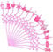 14-Pack ‌Pink Cowgirl Straws Reusable Western Party Straws for Bachelorette, Birthday & Cowboy Theme Decor Cocktail Straw | 10.5 Plastic Drinking Straws with Fun Cowgirl Hats & Boots