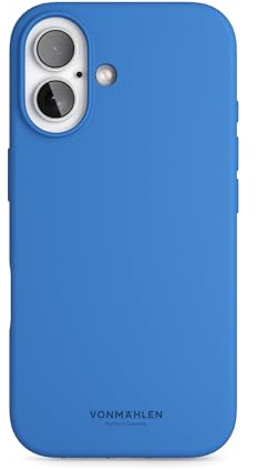 VONMÄHLEN Soft Silicone Case Kompatibel mit iPhone 16 Plus & MagSafe - Weiche Silikonhandyhülle aus recycelten Materialien - Handyhülle mit Mikrofaserfutter und Kamera-Displayschutz