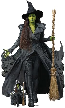 Star Cutouts SC4736 Wicked: For Good Elphaba Lifesize Cardboard Cutout 159cm – Official Universal Pictures Display, Party Decoration & Fan Gift