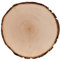 Rindenbrett Esche rund - Rindenscheibe Baumscheibe geschliffen Holzbrett, Brettgröße:Ø ca. 16cm