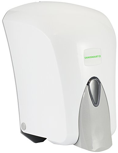 SANISMART Seifenspender LILIA Weiß nachfüllbar, Ausführung:1000 ml