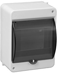 Aufputz Verteilerkasten Kleinverteiler IP30 1 reihig für max. 5 Automaten