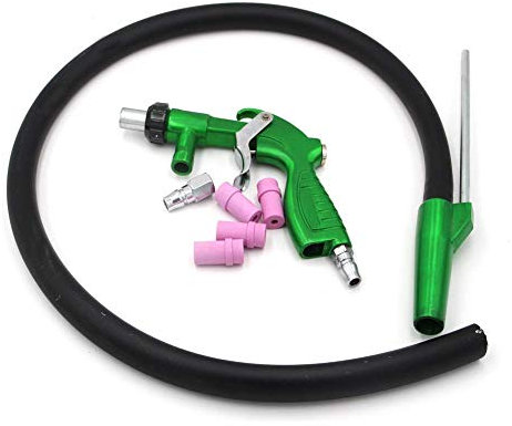 Chiloskit PS-2 Sandstrahlpistole, robust, mit 4 Keramik-Düsen, 5 mm und 6 mm
