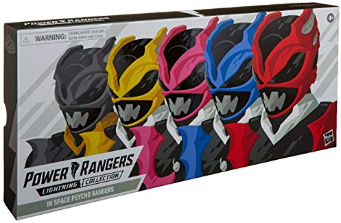 Power Rangers Lightning Collection 6-Inch in Space Psycho Rangers 5-Pack Premium Collectible Action Figure Toys with Accessories (Amazon Exclusive)