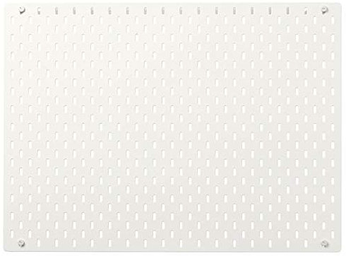Tok Mark Traders SKÅDIS Panneau perforé blanc 76 x 56 cm pour la maison et le bureau Tableau d'affichage Organiseur papier et médias Petit rangement et organisateur Stockage et organisation
