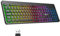 KLIM Light V2 Wireless Keyboard + Slim, Durable, Ergonomic + Backlit Wireless Gaming Keyboard For Laptop PC Mac PS4 PS5 Xbox One + Long-lasting Built-In Battery + NEW
