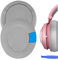 Geekria Sport Cooling Gel Replacement Ear Pads for Razer Nari Ultimate/Essential, Kraken Kitty/Tournament Edition/RGB/ V2Pro/ BTKittyEdition Headphones, Ear Cushions (Grey)