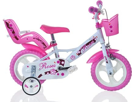 SCH Bicicleta Roses niño, Niña, Blanco, 12