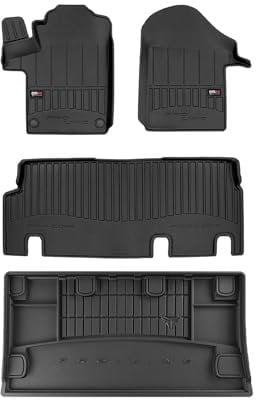 OMAC Fußmatten & Kofferraumwanne Set für Mercedes Vito W447 2014-2025 Gummi 4X