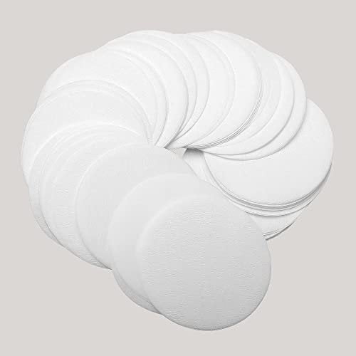 Normcore 53.3mm Espresso Paper Filters - Replacement Filter Packs - Paper Coffee Filter with Metal Storage Box Compatible with 54mm Portafilters Baskets - 200 Sheets