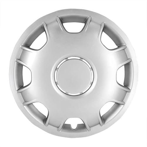 Radkappen Radzierblenden Radblenden Van kompatibel mit FIAT/VW/Renault Bus 15 Zoll Silber 4 Stück