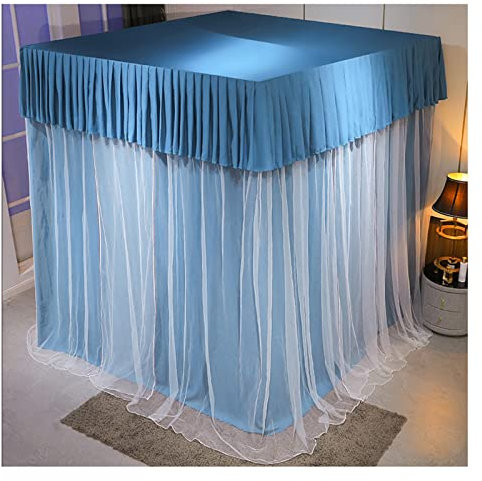 Betthimmel Home Schlafzimmer Dekoration Betthimmel, Bodenstehender Bettvorhang for 1,5 M/1,8 M/2 M Einzel-Doppelbett, Mit Montagehalterung, Geeignet for Alle Jahreszeiten