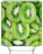EHOMERY Duschvorhang Witzig Duschrollo Ohne Kassette Kiwi Duschvorhang Beschwerer Duschrollo Ohne Seilzug Polyester Rostfreie Ösen Und 12 Hakenringe, 90X180Cm