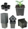 HYDROPLANETE Godets pour Semis – 3 Tailles Disponibles 7x7 8x8 9x9cm – Made in France – Lots de 24, 50, 100 ou 1000 unités - Pots Plastique Réutilisable pour semis et Jeunes Plantes.