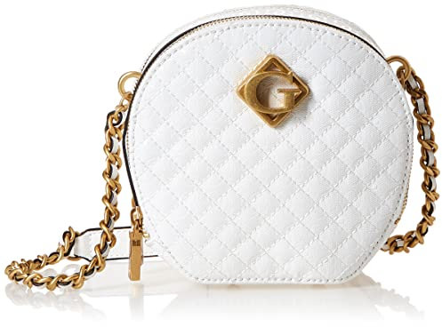 GUESS Nerina Crossbody Circle Bag White