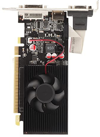 Gaming Grafikkarte, GTX730 2 GB DDR3 128 Bit Grafikkarte Unterstützt DVI VGA HD Schnittstelle, DirectX 12 GPU Gaming Grafikkarte für Windows für Linux für Freebsd