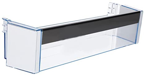 ensipart Flaschenfach kompatibel/Ersatz wie Bosch 11036811 transparentes Abstellfach für Kühlschrank Türfach 437x95x115mm