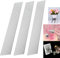 4800pcs Mosaique Miroir Autocollant Facette Miroir Bande Autocollante Boule a Facette Mini Autocollant Mosaique Verre 3 Rouleaux Pour Bricolage Décoration Intérieure Fabrication de Cartes (argent)
