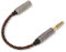 Cable Adaptador de Auriculares Macho Balanceado de 4,4 Mm a Hembra de 3,5 Mm Cable OFC Convertidor de Audio Estéreo Alto con Chapado en Oro, Resistente Al Desgaste