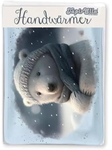 Wiederverwendbarer Handwärmer * EISBÄR * für warme Hände im Winter | Temperatur bei 50° bis 60° | Wärme bis zu Einer halben Stunde | Für Schüler und Kinder