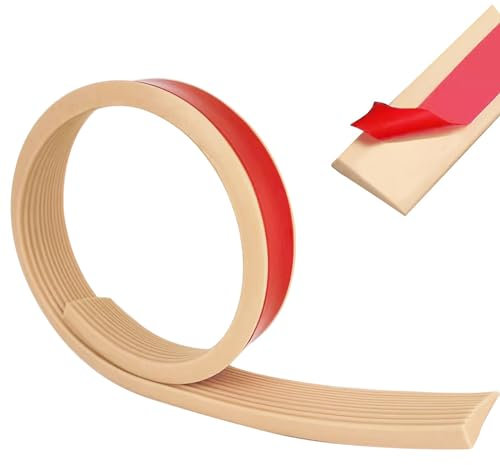 RANJIMA Türschwellenrampe, Rollstuhlrampe 100 x 5,5 x 1.6cm, Übergangsprofil Selbstklebend, Silikon Schwellenrampe, rutschfeste Rollstuhl-Rampe, Rampe Türschwelle für Türschwellen,Böden,Badezimmer
