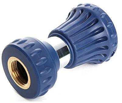 Joasaca 1 boquilla de manguera de incendios resistente estilo bombero a prueba de fugas y boquilla de agua ajustable