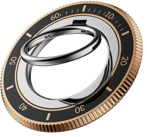 SooPii Newest Magnetic Phone Ring Holder for MagSafe, Magnetic Cell Phone Grip Stand Finger Ring Kickstand, 360°Rotation Ring Stand for iPhone 16 Pro Max 15 14 13 12 Mag Safe Accessories