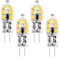 KUNKA T3 G4 LED Birne -Bi-Pin Sockel JC T3 Halogen Glühbirne- 20W Äquivalent, 360°, Kein Flackern, Stiftsockellampe Glühbirnen 12V AC/DC MR11 G4/GU4/GZ4 Bi-Pin Sockel (Warmweiß 3000K, 4er-Set)
