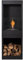 Freestanding Ethanol Fireplace, Clean-Burning Bioethanol Heater Stove with 2L Tank, 4 Hours Burning Time, Large Bio Ethanol Fireplace Height 120cm, Matte Black